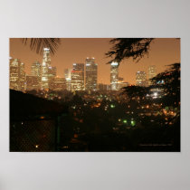 Los Angeles at Night Print
