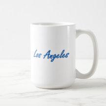 Los Angeles Blue and Gray Coffee Mug