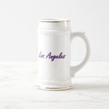 Los Angeles Blue and Red Mug
