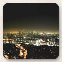 Los Angeles, CA Beautiful Nighttime Coasters