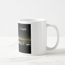 Los Angeles, CA Beautiful Nighttime Mug