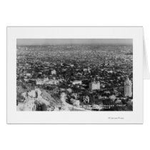 Los Angeles, CA View of Hollywood Hills Card