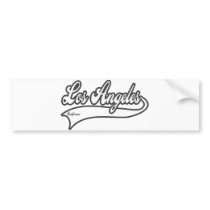 Los angeles California Bumper Sticker