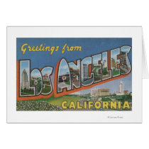 Los Angeles, CaliforniaLarge Letter Scenes Cards