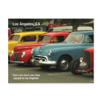 Los Angeles Car Postcard!