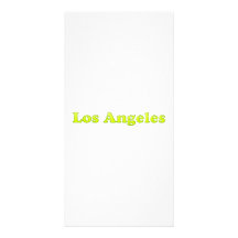 Los Angeles Customized Photo Card