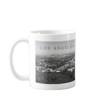 Los Angeles in Black and White Coffee Mugs