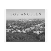 Los Angeles in Black and White Postcards