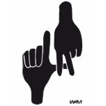 LOS ANGELES LA HAND SIGN t-shirts