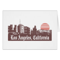 Los Angeles Linesky Greeting Cards