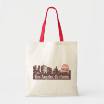 Los Angeles Linesky Tote Bag