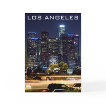 Los Angeles Night Paper Products Greeting Card