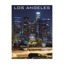 Los Angeles Night Paper Products Post Cards