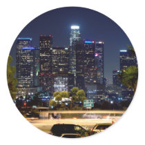 Los Angeles Night Paper Products Sticker