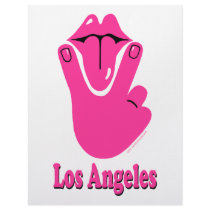 Los Angeles Pink Customized Letterhead