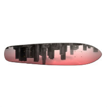 Los Angeles red sky Skateboard Deck