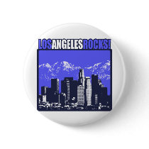 Los Angeles Rocks! Pinback Button