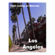Los Angeles, sight seeing on Melrose Postcards