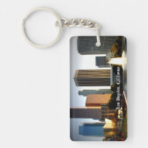 Los Angeles Skyline Keychain Acrylic Key Chains