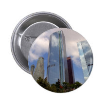 Los Angeles Skyline Pinback Button
