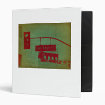 Los Angeles Street 3 Ring Binder
