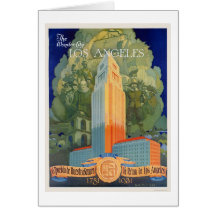 Los Angeles, the Wonder City Greeting Cards