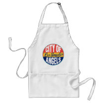 Los Angeles Vintage Label Aprons