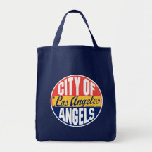Los Angeles Vintage Label Bags