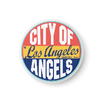 Los Angeles Vintage Label Magnets