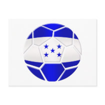 Los Catrachos Honduras soccer ball gifts Post Cards