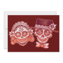 Los Novios Day of the Dead Invitations