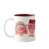 Los Novios - Dia de los Muertos Drinkware Mugs