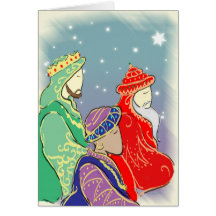 Los Tres Reyes Greeting Card