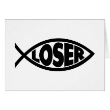 Loser Jesus Greeting Cards