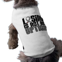 Losing Is Not An Option Diabetes Pet Tshirt
