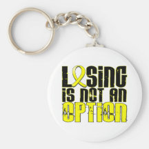 Losing Is Not An Option Endometriosis Keychains