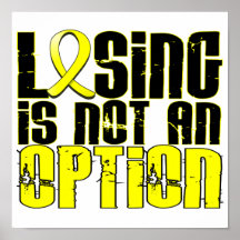 Losing Is Not An Option Endometriosis Poster