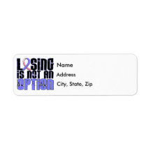 Losing Is Not An Option Male Breast Cancer Labels