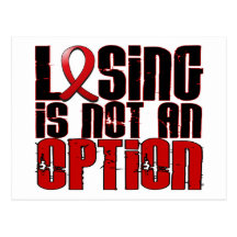 Losing Is Not An Option Stroke Postcard