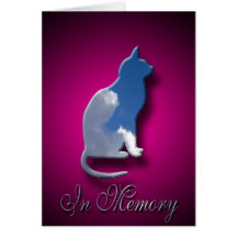 Loss Of Cat Sympathy Card