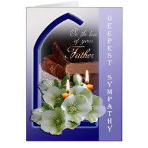 Loss of Father - With Deepest Sympathy Card