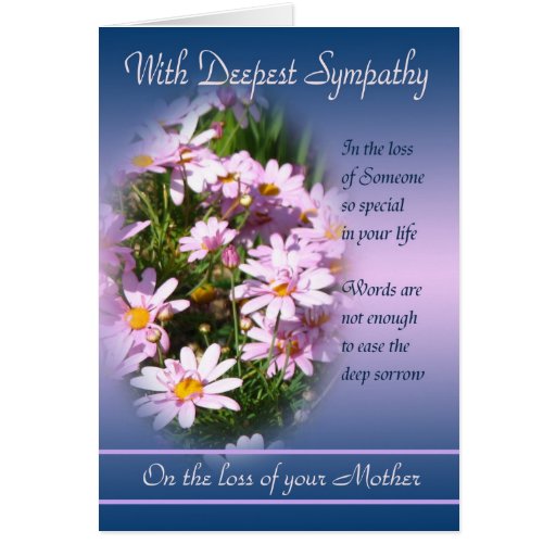 loss-of-mother-with-deepest-sympathy-card-zazzle