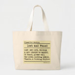 Lost and Found Canvas Bags