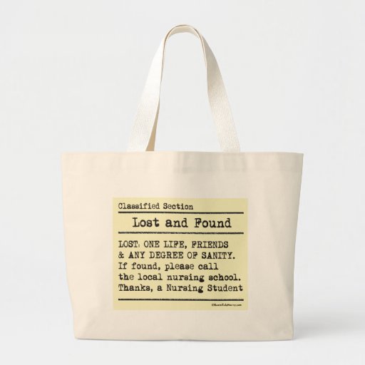Lost and Found Canvas Bags