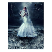 Lost bride carte postale