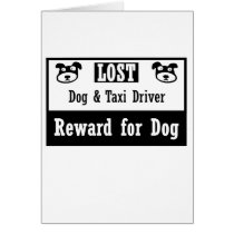 Lost Dog Taxi Driver Cards