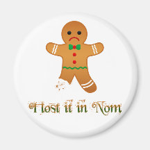 Lost in Nom Fridge Magnets