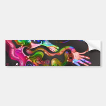 lost in rainbow bumper stickers