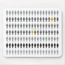 Lost in The Crowd Mousepad