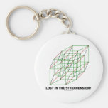 Lost In The Fifth Dimension? Key Chain